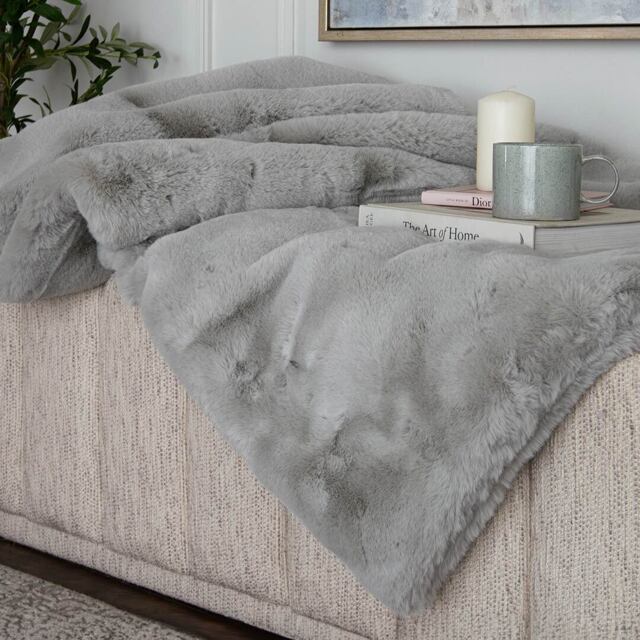 Regal Throw - Grey - image 1