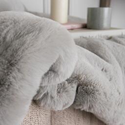 Regal Throw - Grey - thumbnail 2