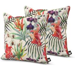 B Outdoor Cushion Twin Pack - Poppy - thumbnail 1