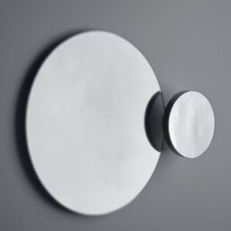 Eclipse Wall Mirror - Dark Oak