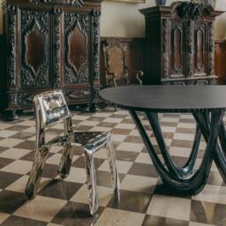 Chippensteel Chair - Polished Inox - Zieta - thumbnail 2