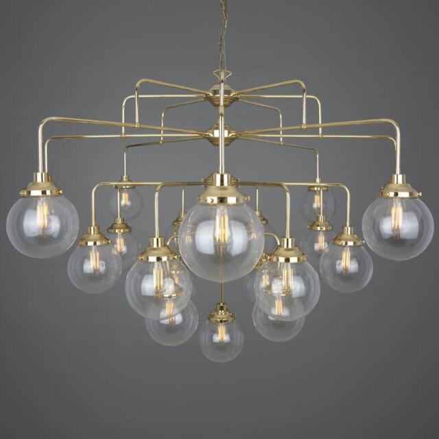Four Tier Rome Chandelier - Mullan Lighting, 200cm / Clear