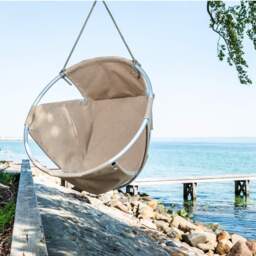 Cocoon Hang Chair Outdoor - Taupe - TRIMM Copenhagen - thumbnail 1
