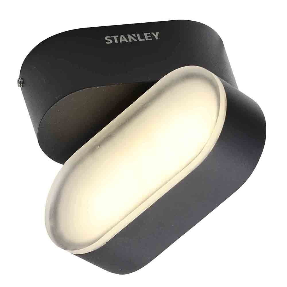Stanley Medway Outdoor LED Swivel Wall Light - Black