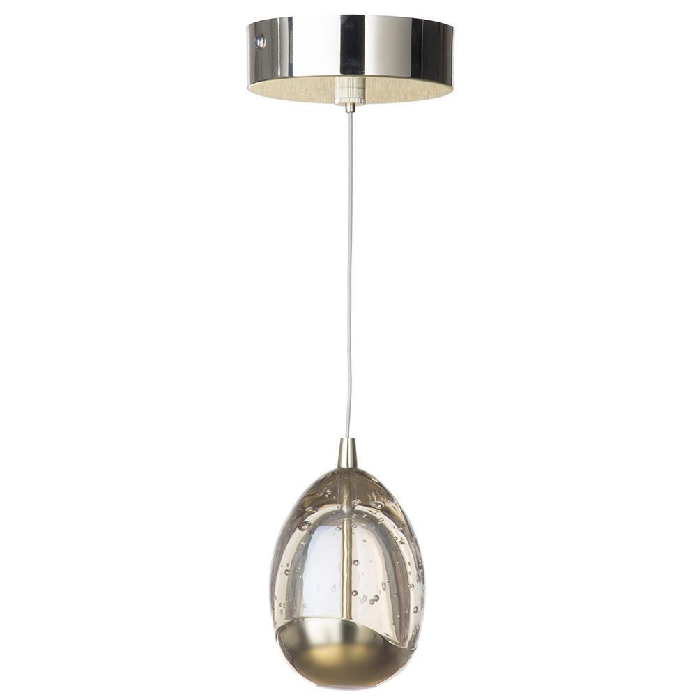 Visconte Bulla 1 Light LED Ceiling Pendant - Gold