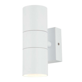2 Pack of Kenn 2 Light Up and Down Outdoor Wall Light - White - thumbnail 2