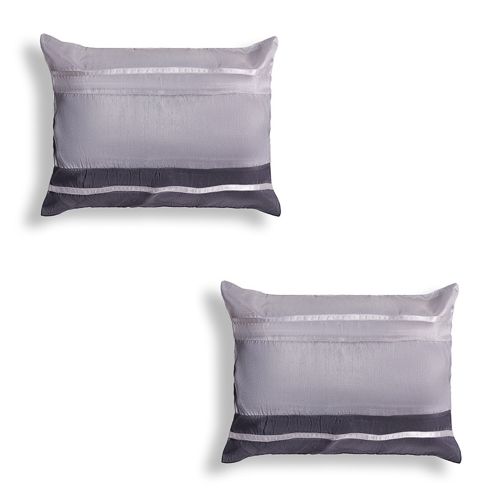 Pack of 2 Chicago Cushions - Charcoal - image 1