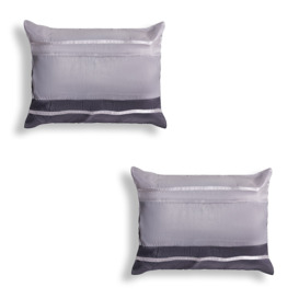 Pack of 2 Chicago Cushions - Charcoal - thumbnail 1