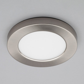 Darly 6 Watt LED Flush Ceiling or Wall Light - Satin Nickel - thumbnail 3