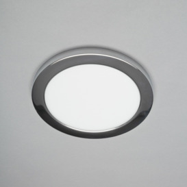 Darly 18 Watt LED Flush Ceiling or Wall Light - Chrome - thumbnail 3