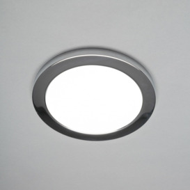 Darly 18 Watt LED Flush Ceiling or Wall Light - Chrome - thumbnail 2