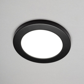 Darly 12 Watt LED Flush Ceiling or Wall Light - Satin Black - thumbnail 2