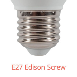 2 Pack of 5 Watt LED E27 Edison Screw Spotlight Light Bulb - White - thumbnail 2