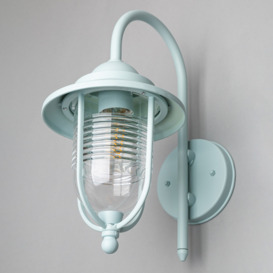 2 Pack of Ellen Outdoor Fishermans Style Wall Light - Pale Blue - thumbnail 3