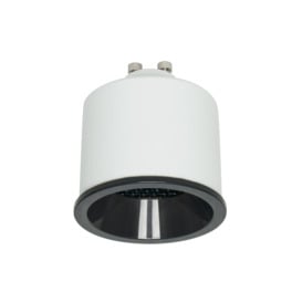 3 Pack of 5 Watt LED GU10 Anti Glare Cool White Dimmable Light Bulbs - Black - thumbnail 3