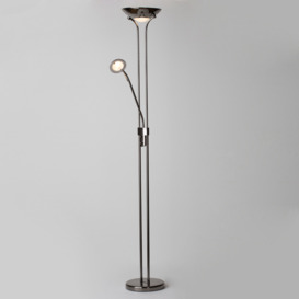 Mother and Child 2 Light Floor Lamp with Bulbs - Black Chrome - thumbnail 2