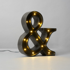 Ampersand LED Table Lamp - Brushed Black - thumbnail 2