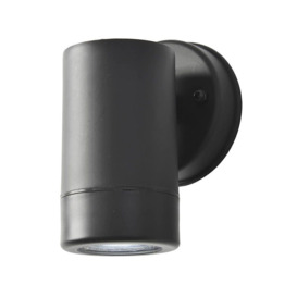 Hahn Outdoor Polycarbonate LED Single Up Or Down Wall Light - Black - thumbnail 1