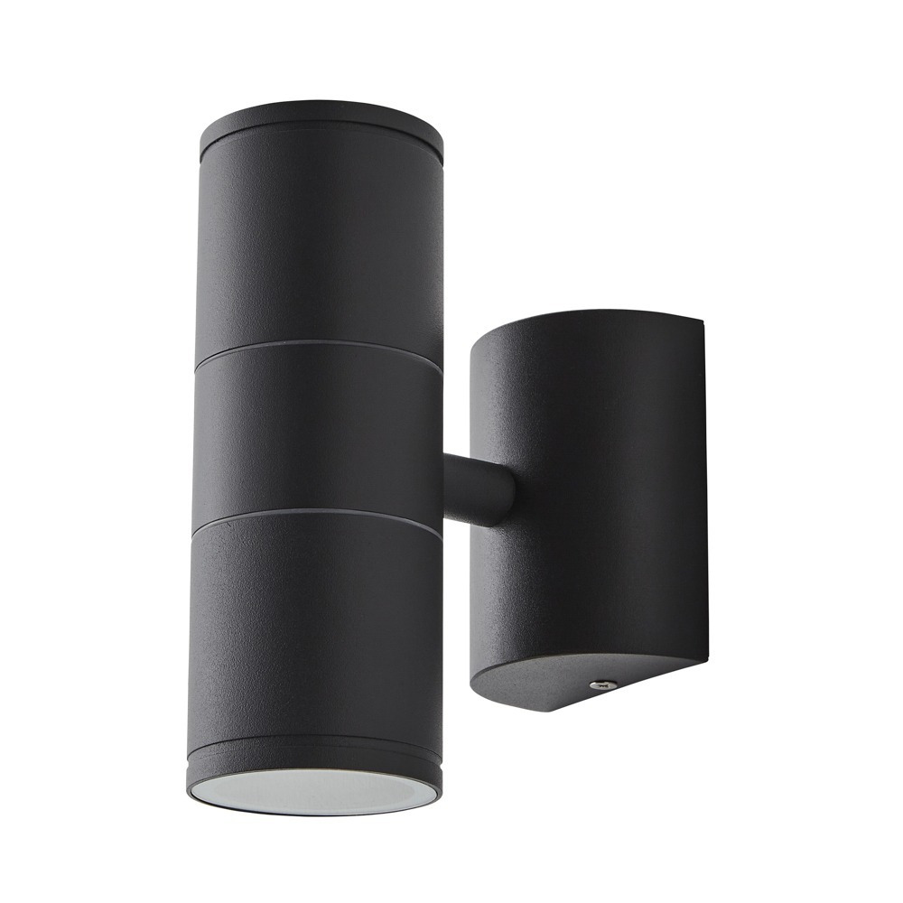Irela 2 Light Up and Down Outdoor Wall Light - Anthracite - image 1
