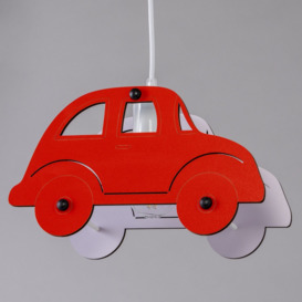 Glow Car Ceiling Pendant Light - Red - thumbnail 3