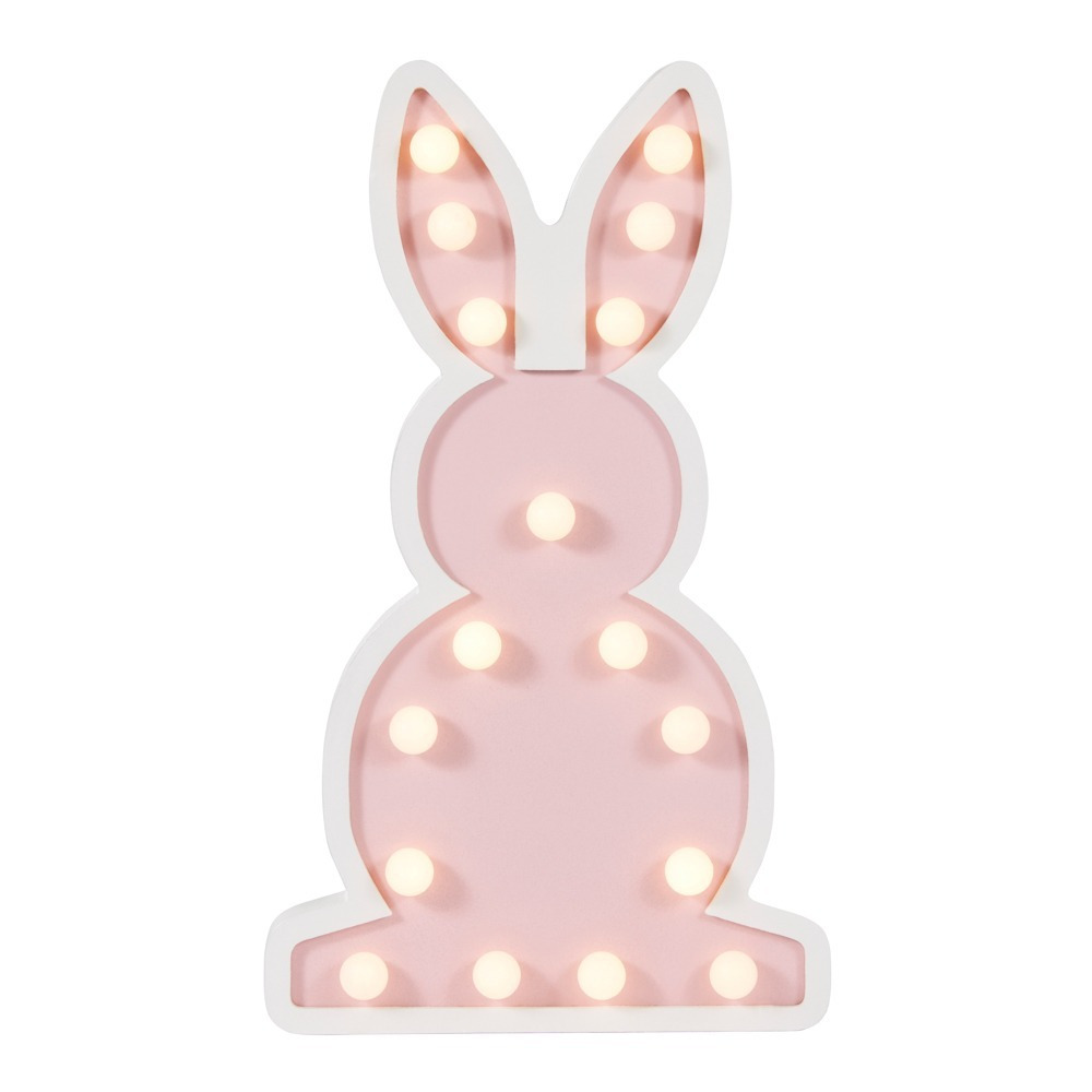 Glow Bunny Table Lamp - Pink - image 1