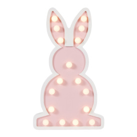 Glow Bunny Table Lamp - Pink