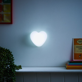Glow Heart Adhesive Wall Night Light - Colour Changing - thumbnail 3