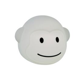 Glow Monkey Adhesive Wall Night Light - White
