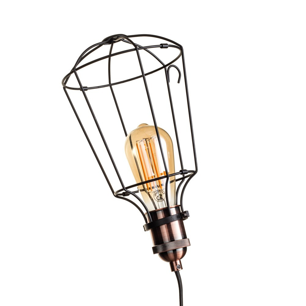 Drax Caged Table Lamp - Bronze - image 1