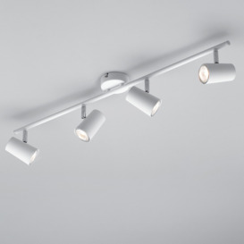 Chobham 4 Light Adjustable Ceiling Spotlight Bar - White - thumbnail 3