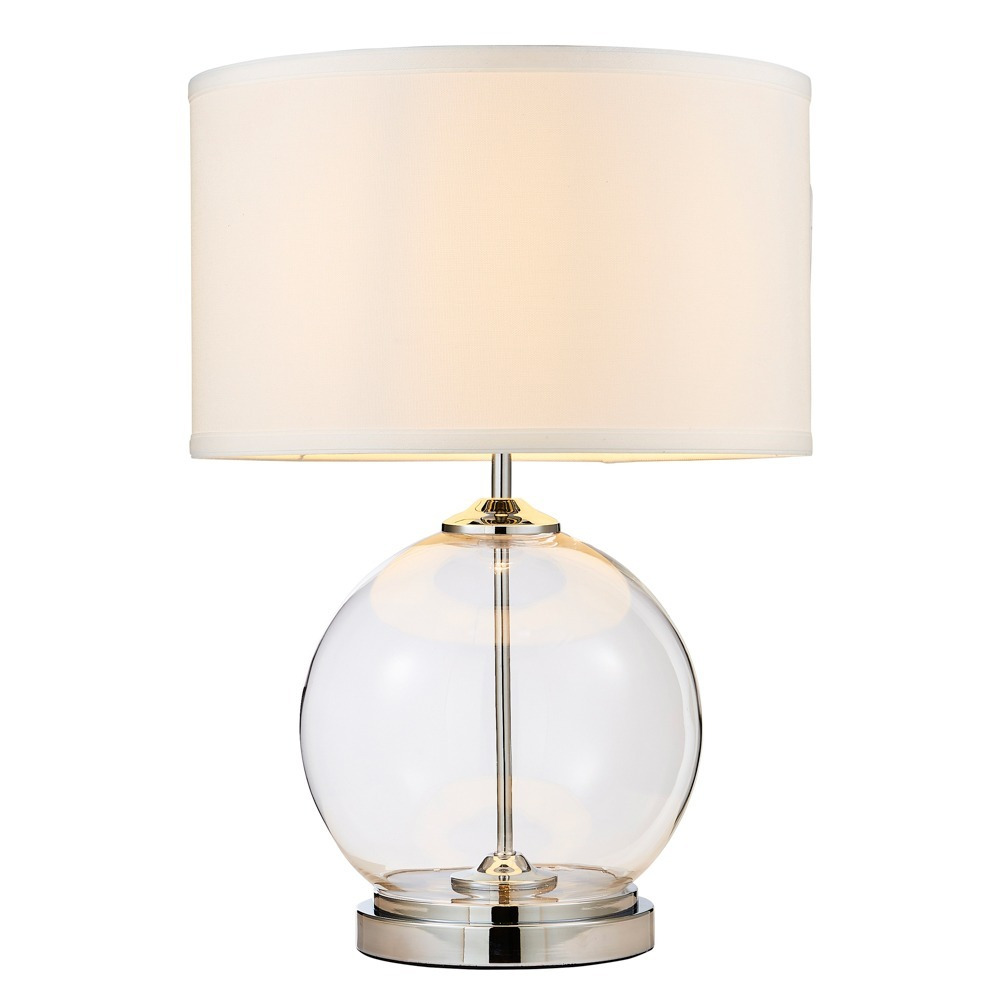 Rhonda Large Globe Table Lamp - Chrome - image 1