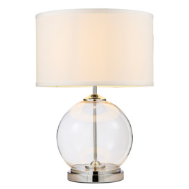 Rhonda Large Globe Table Lamp - Chrome