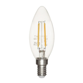 4 Watt LED Vintage Style E14 Small Edison Screw Candle Light Bulb - Warm White - thumbnail 1