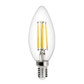 4 Watt LED Vintage Style Filament E14 Light Bulb - Natural White - thumbnail 1