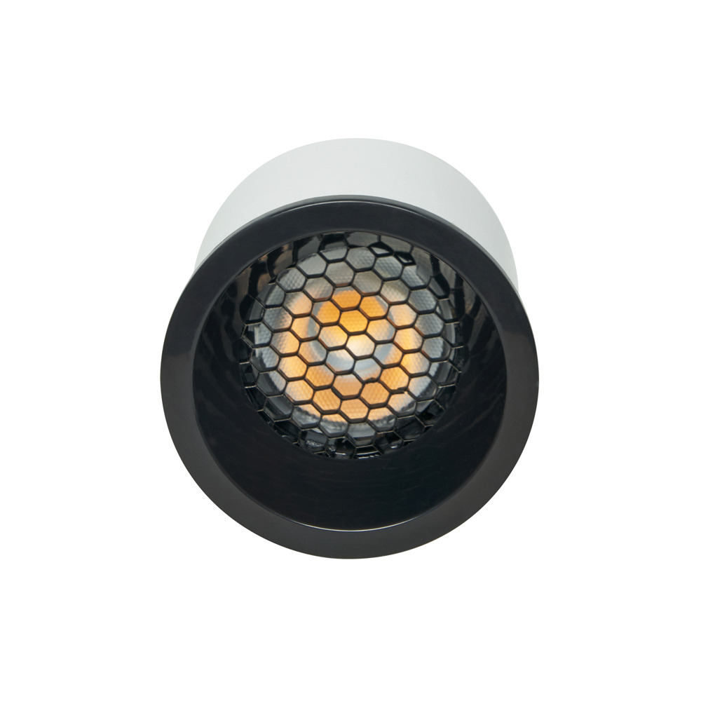 5 Watt LED GU10 Anti Glare Warm White Dimmable Light Bulb - Black - image 1