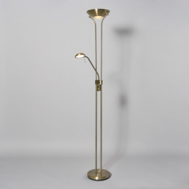 Mother & Child LED Floor Lamp - Antique Brass - thumbnail 3