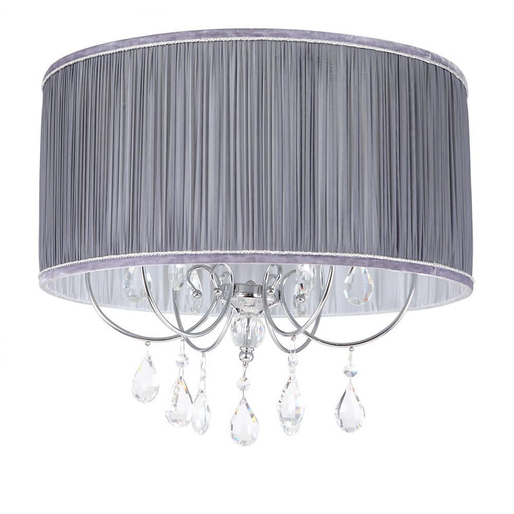 L'amour Pleated Easy to Fit Shade - Grey - image 1