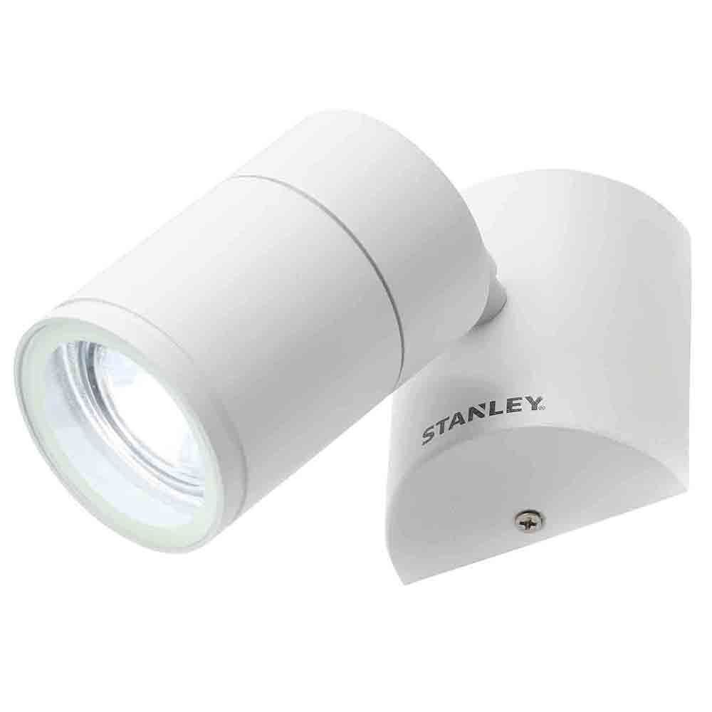 Stanley Sinni Outdoor 1 Light Adjustable Wall Spotlight - White - image 1