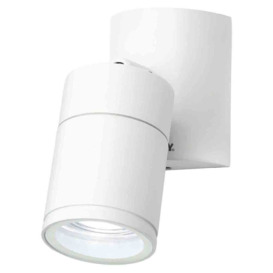 Stanley Sinni Outdoor 1 Light Adjustable Wall Spotlight - White - thumbnail 2