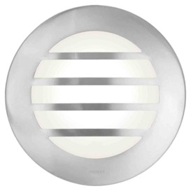 Stanley Tahoe Outdoor Circular Wall or Ceiling Light with Slats - Steel - thumbnail 1