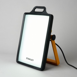 Stanley 50 Watt LED Portable Outdoor Area Panel Work Light - Yellow and Black - thumbnail 2