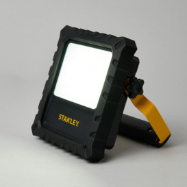 Stanley 20 Watt LED Portable Outdoor Rechargeable Work Light - Yellow and Black - thumbnail 2