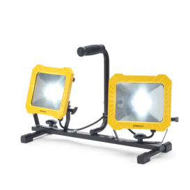 Stanley Twin 33 Watt LED Portable Outdoor Work Light - Yellow and Black