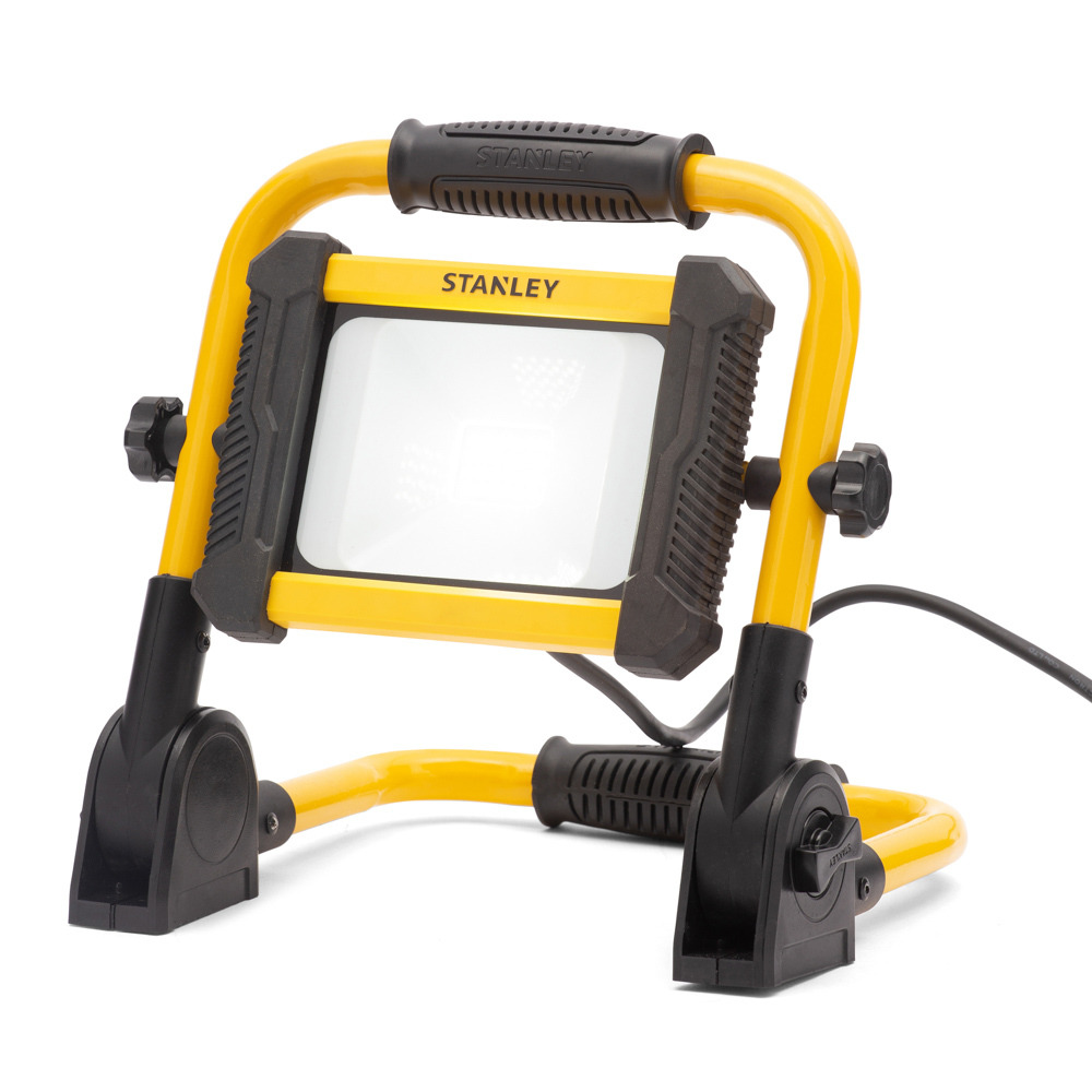 Stanley 10 Watt LED Portable Outdoor Folding Work Light - Yellow and Black - image 1