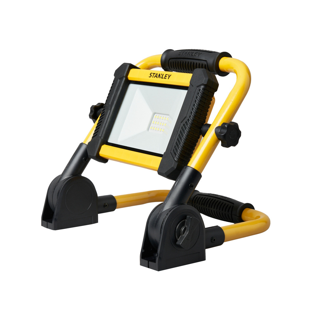 Stanley 8 Watt Portable LED Rechargable Folding Work Light - Yellow and Black - image 1