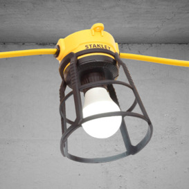 Stanley 10 Watt LED 2m Outdoor Festoon Lights - Black and Yellow - thumbnail 2