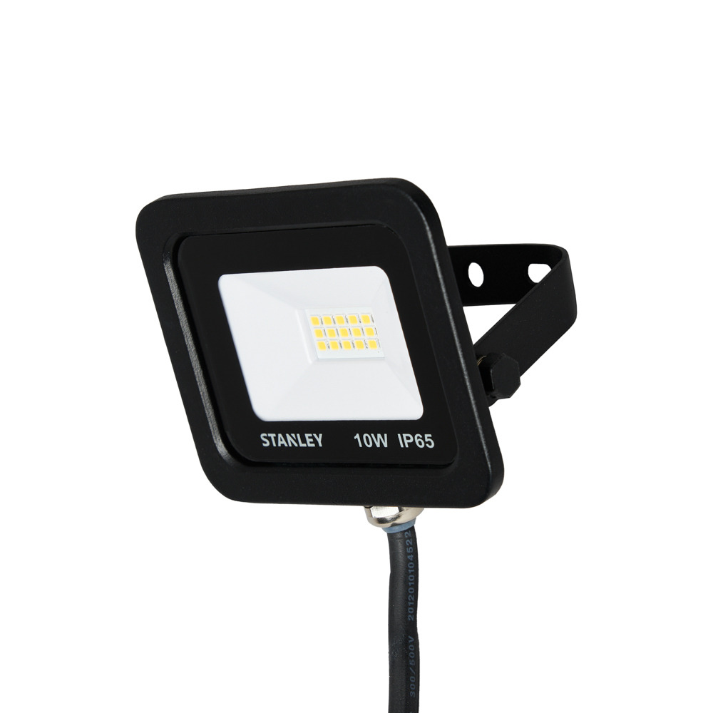 Stanley 10 Watt LED Slimline Outdoor Flood Light - Black - image 1