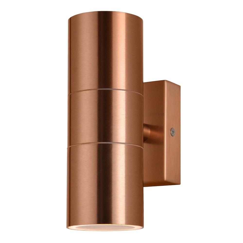 Kenn 2 Light Up and Down Outdoor Wall Light - Copper - image 1