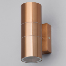 Kenn 2 Light Up and Down Outdoor Wall Light - Copper - thumbnail 3