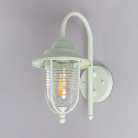 Ellen Outdoor Fishermans Style Wall Light - Mint Green - thumbnail 3